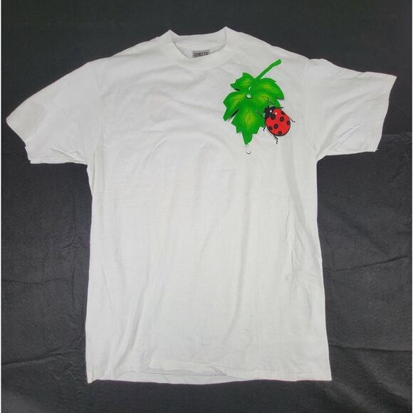 Oneita Other - Vintage 1993 Lady Bug Shirt Oneita USA Single Stitch Size Large